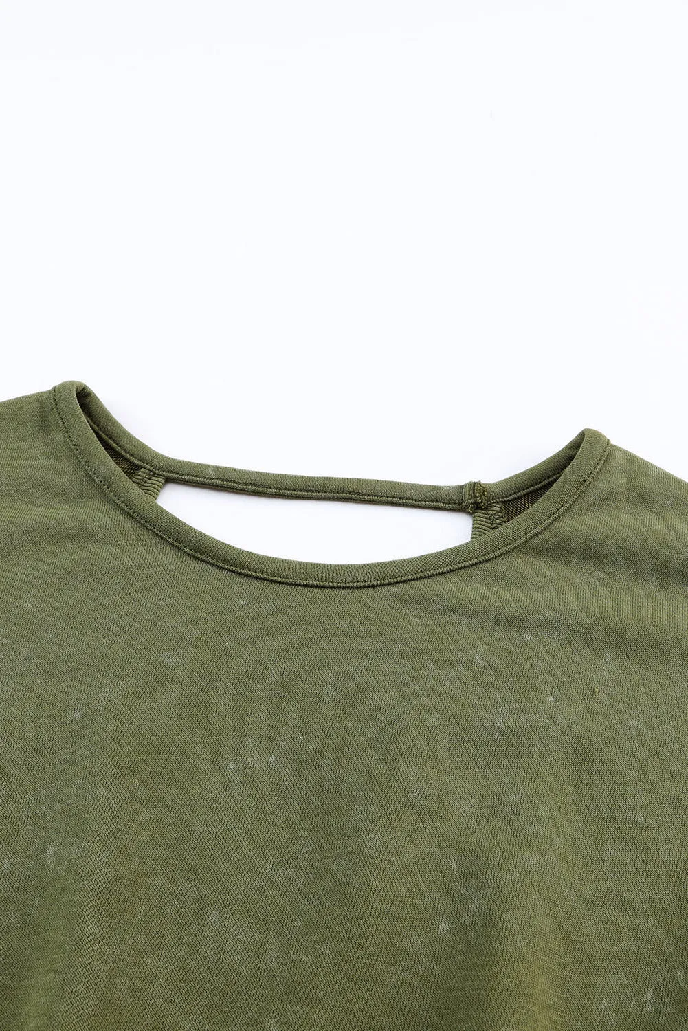 Cutout Long Sleeve Sweatshirt