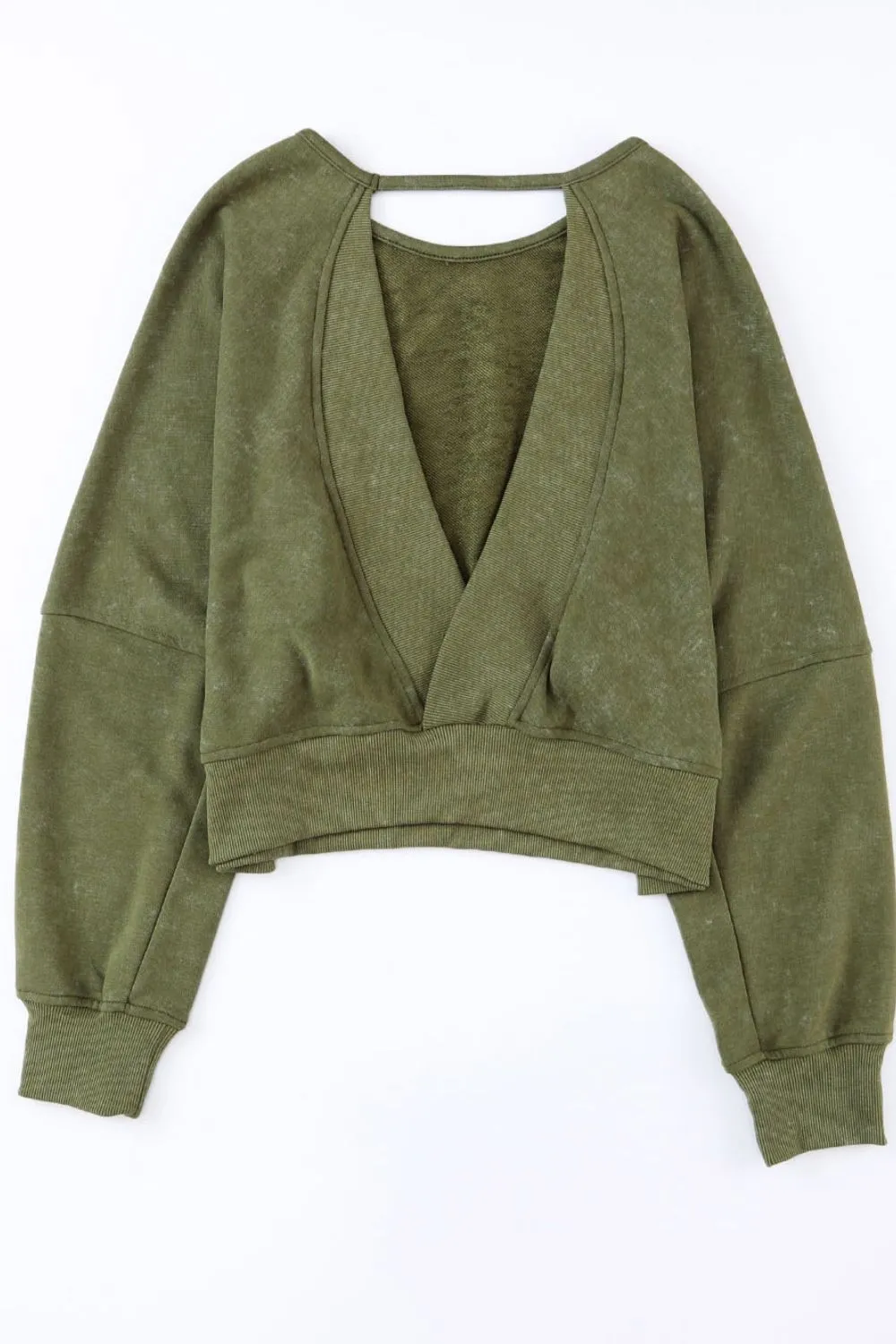 Cutout Long Sleeve Sweatshirt