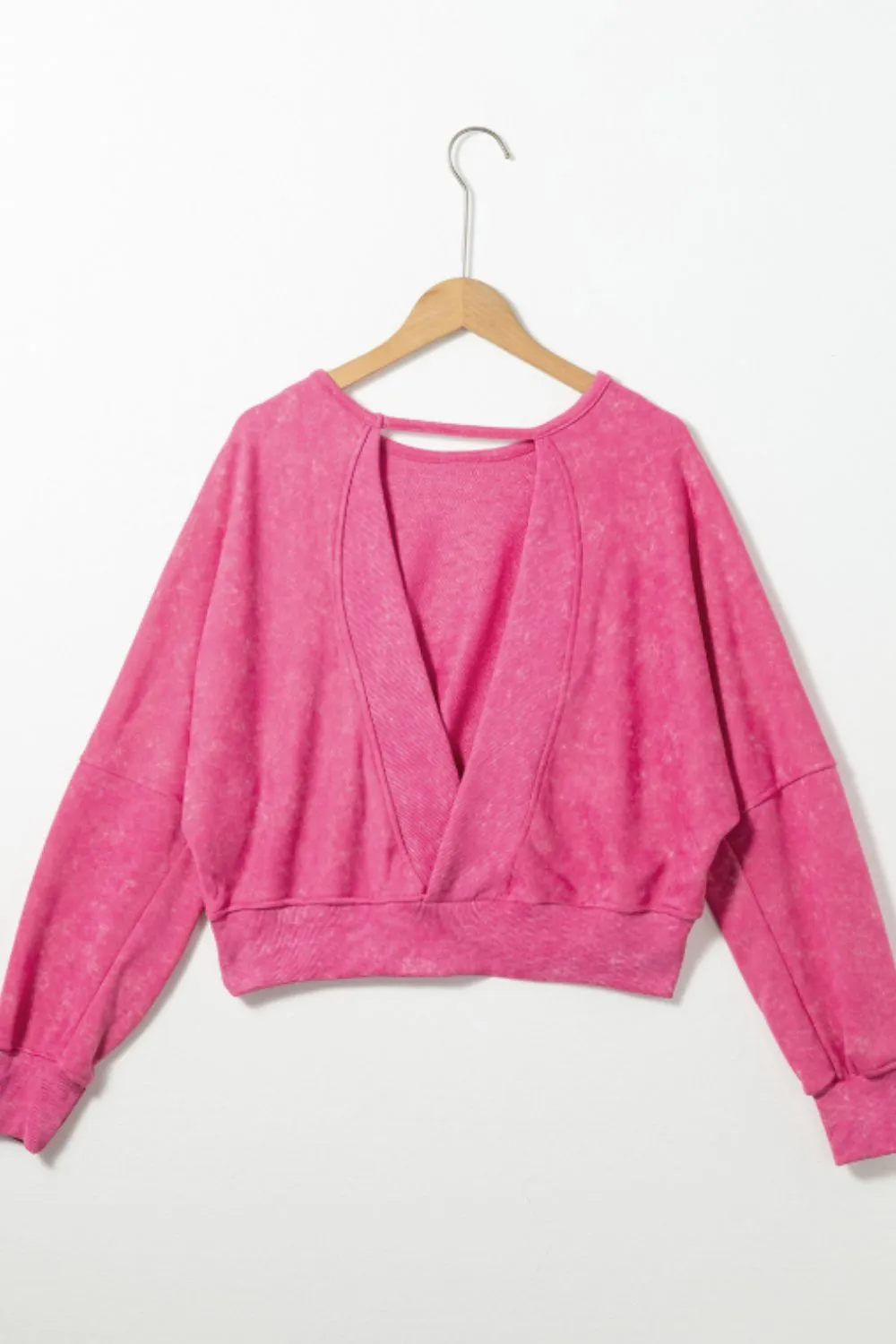 Cutout Long Sleeve Sweatshirt