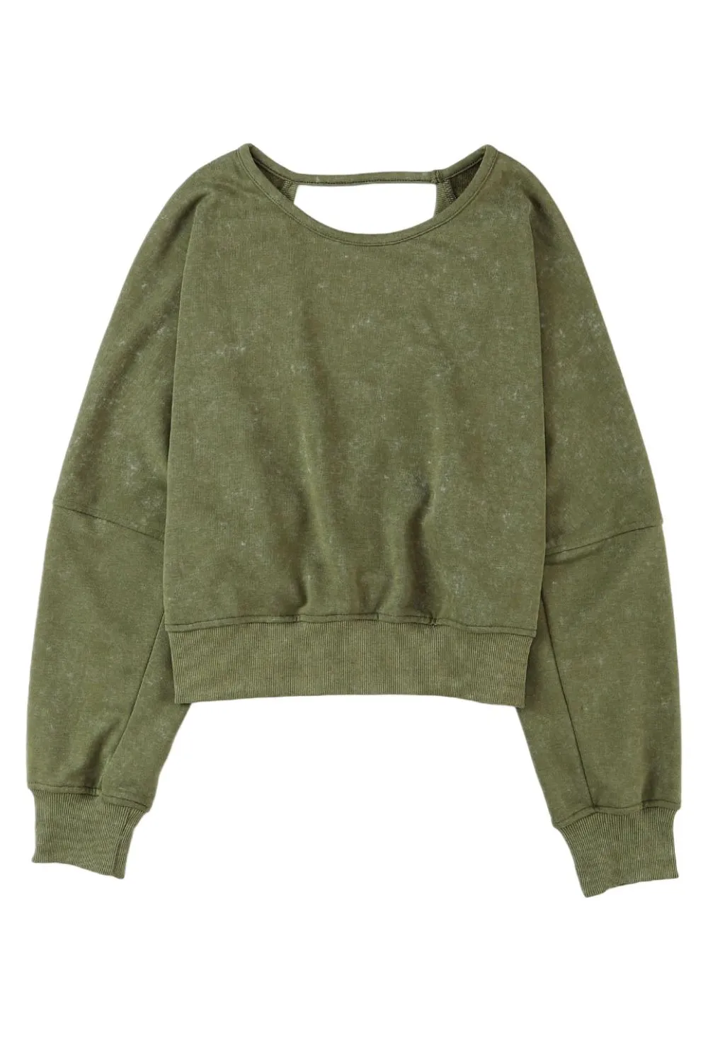 Cutout Long Sleeve Sweatshirt