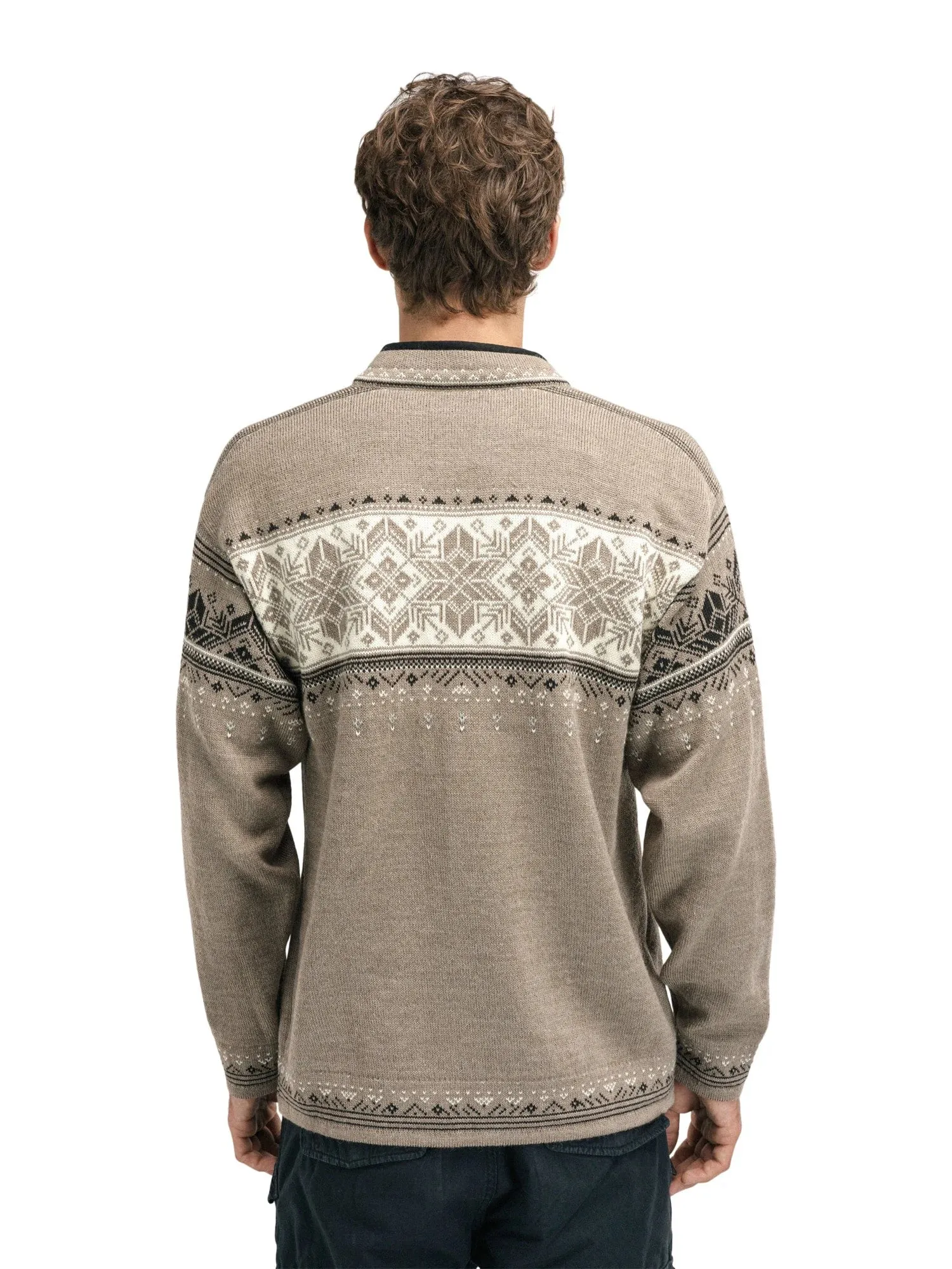 Dale of Norway | Blyfjell Sweater | Unisex | Mountainstone/Off White/Coffee