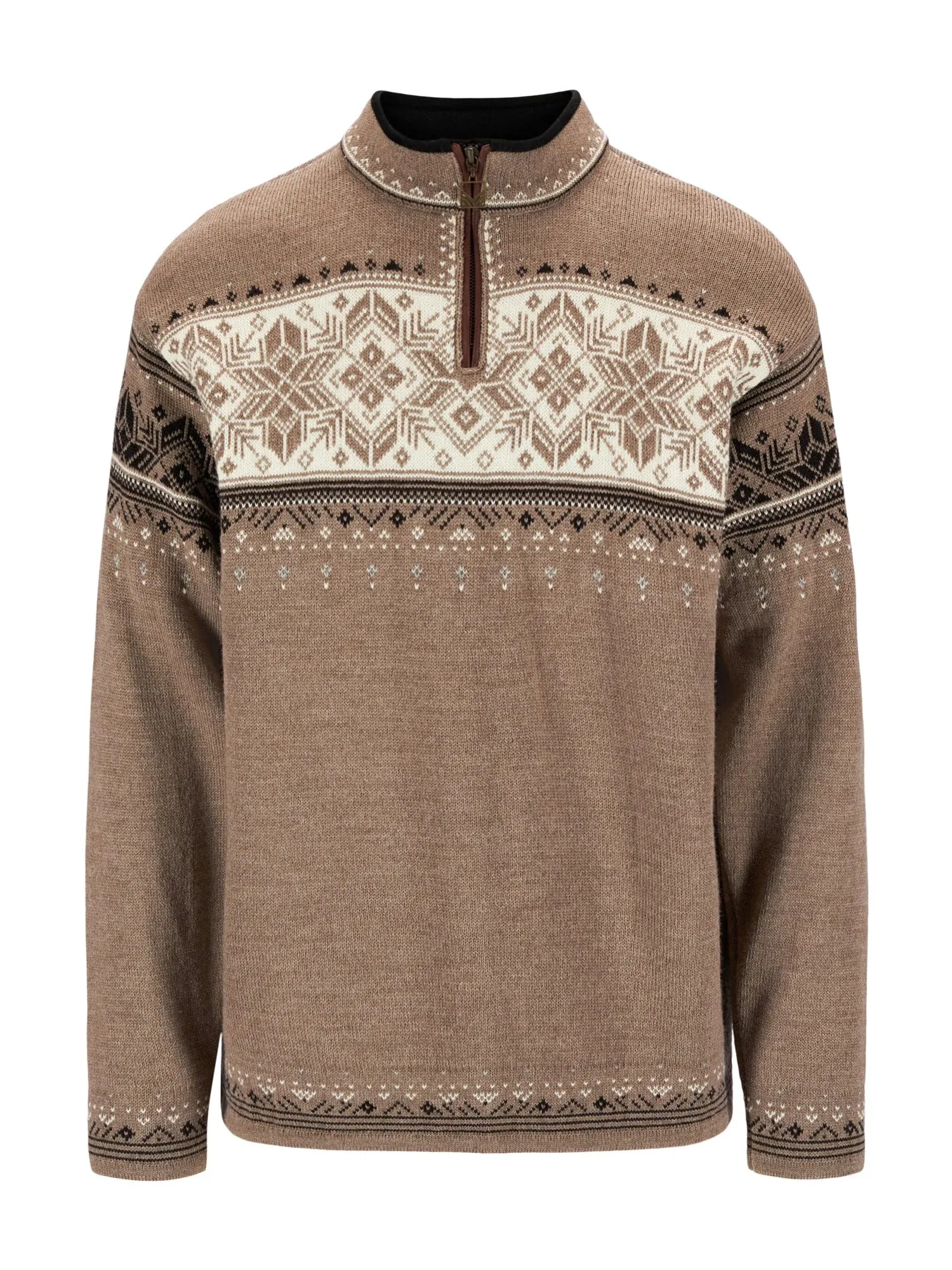 Dale of Norway | Blyfjell Sweater | Unisex | Mountainstone/Off White/Coffee