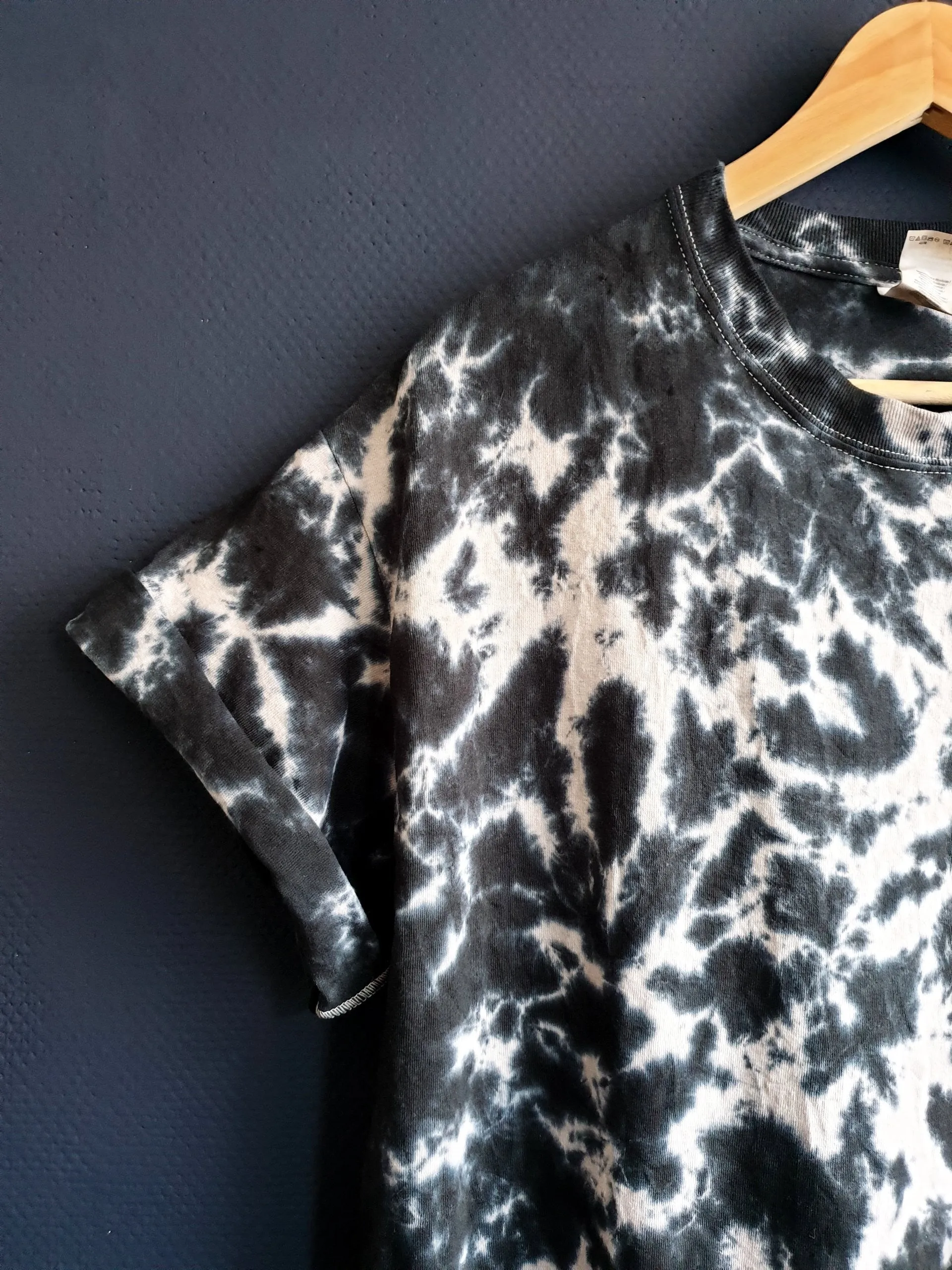 Dark Gray Tie-Dye Shirt