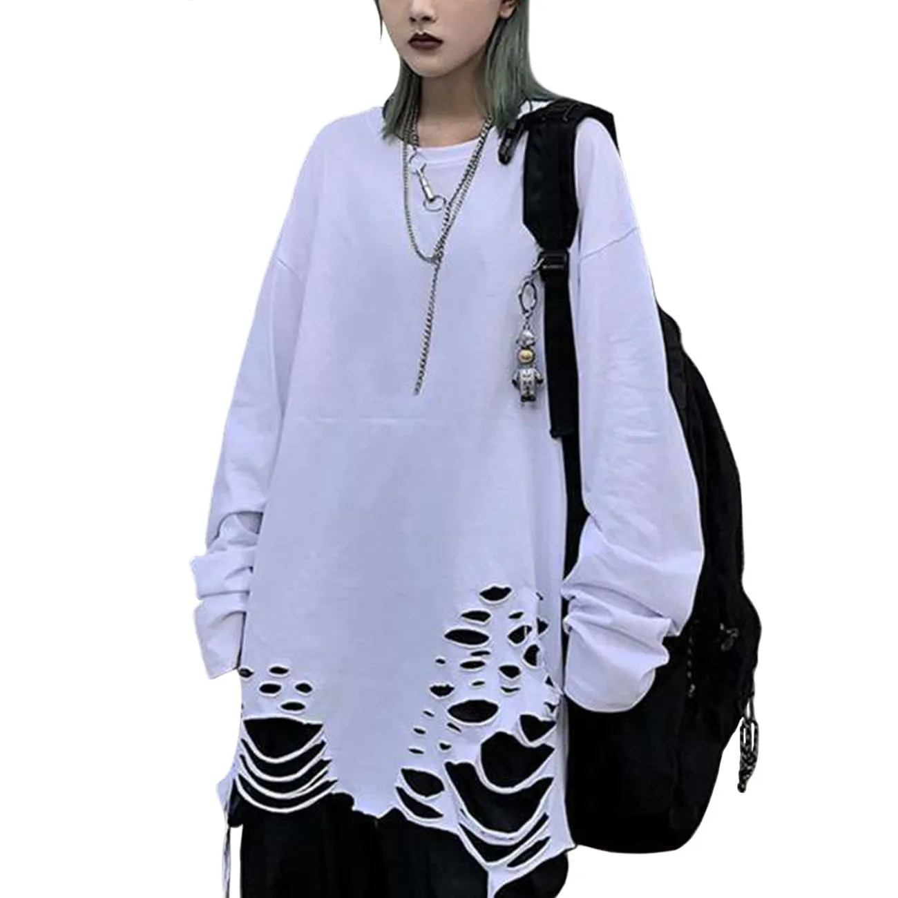 Dark Personalized Hole Sweatshirt