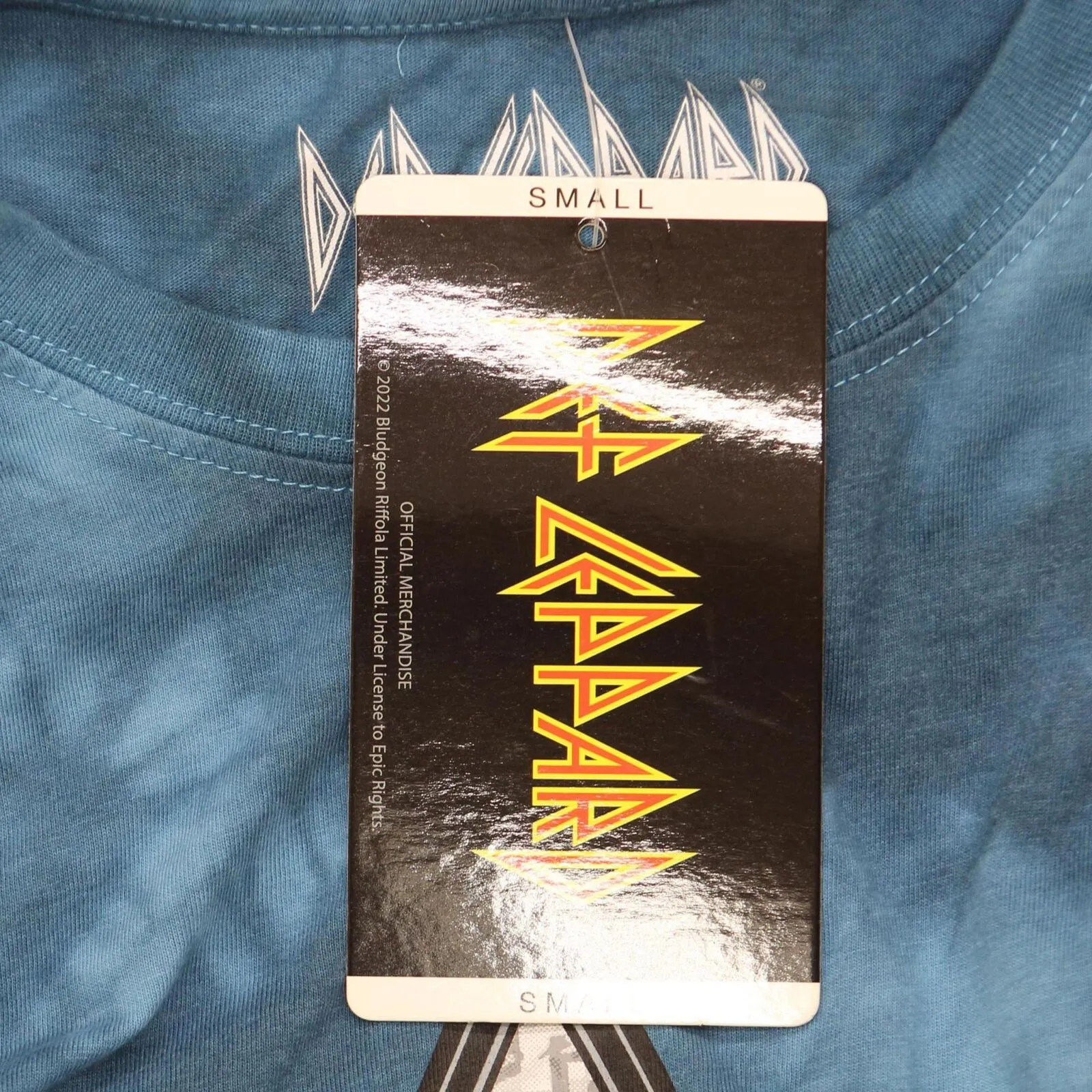 Def Leppard Men's Crew Neck Graphic Band Printed Short Sleeve Tee 14196-Def