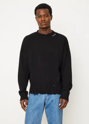 Destroyed Crewneck Knit
