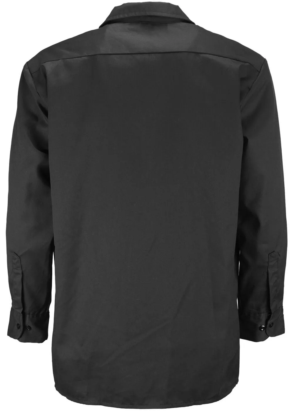 Dickies Mens Long Sleeve Work Shirt Black