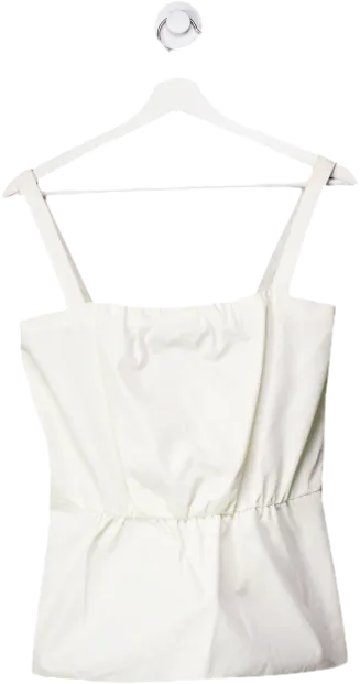 Dolce & Gabbana Cream Zip Up Boob Tube UK 8