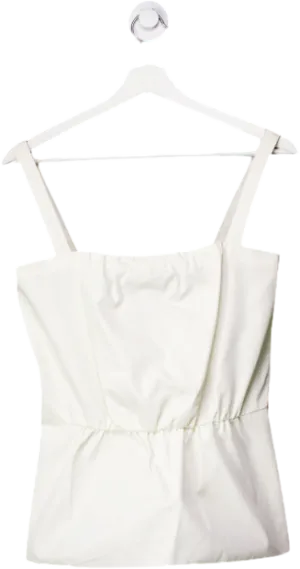 Dolce & Gabbana Cream Zip Up Boob Tube UK 8