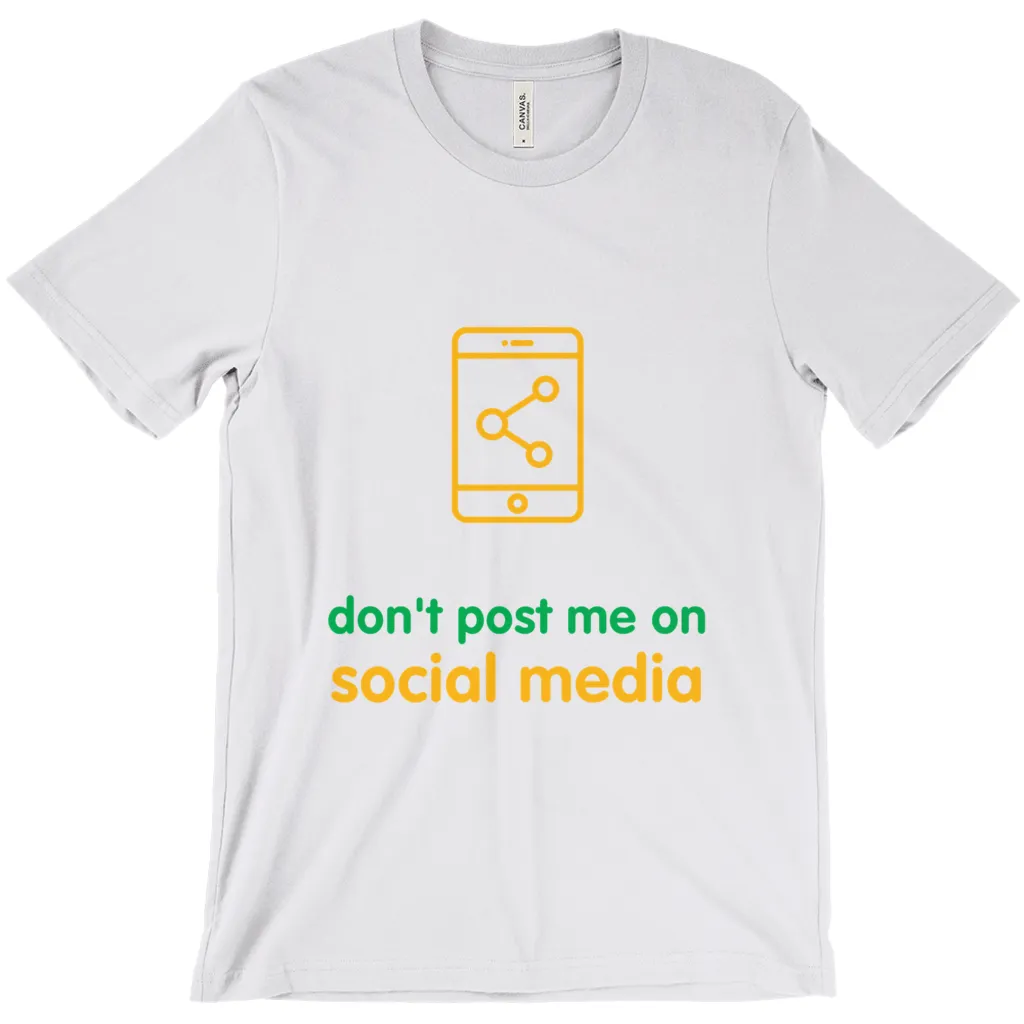 Don't Post Adult T-Shirts (English)