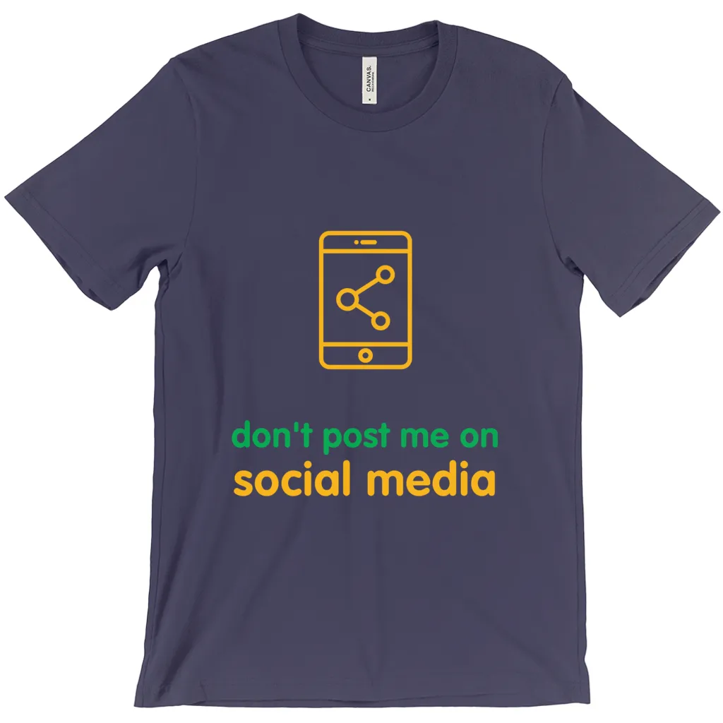 Don't Post Adult T-Shirts (English)
