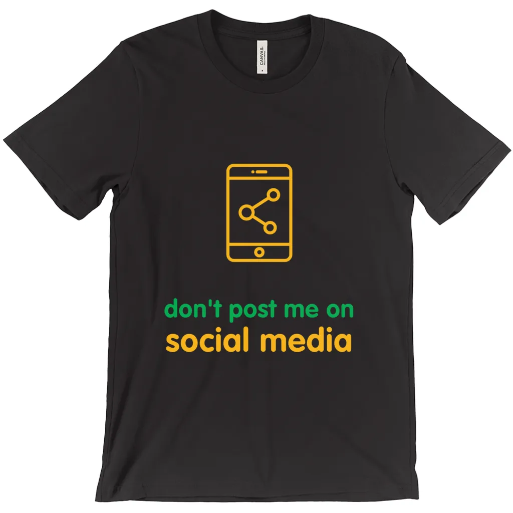 Don't Post Adult T-Shirts (English)