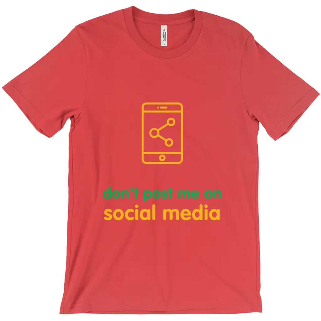 Don't Post Adult T-Shirts (English)