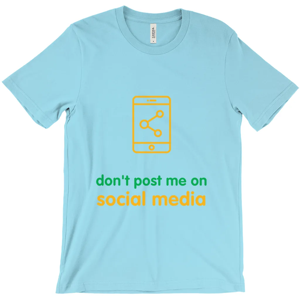 Don't Post Adult T-Shirts (English)