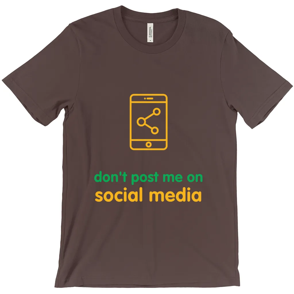 Don't Post Adult T-Shirts (English)