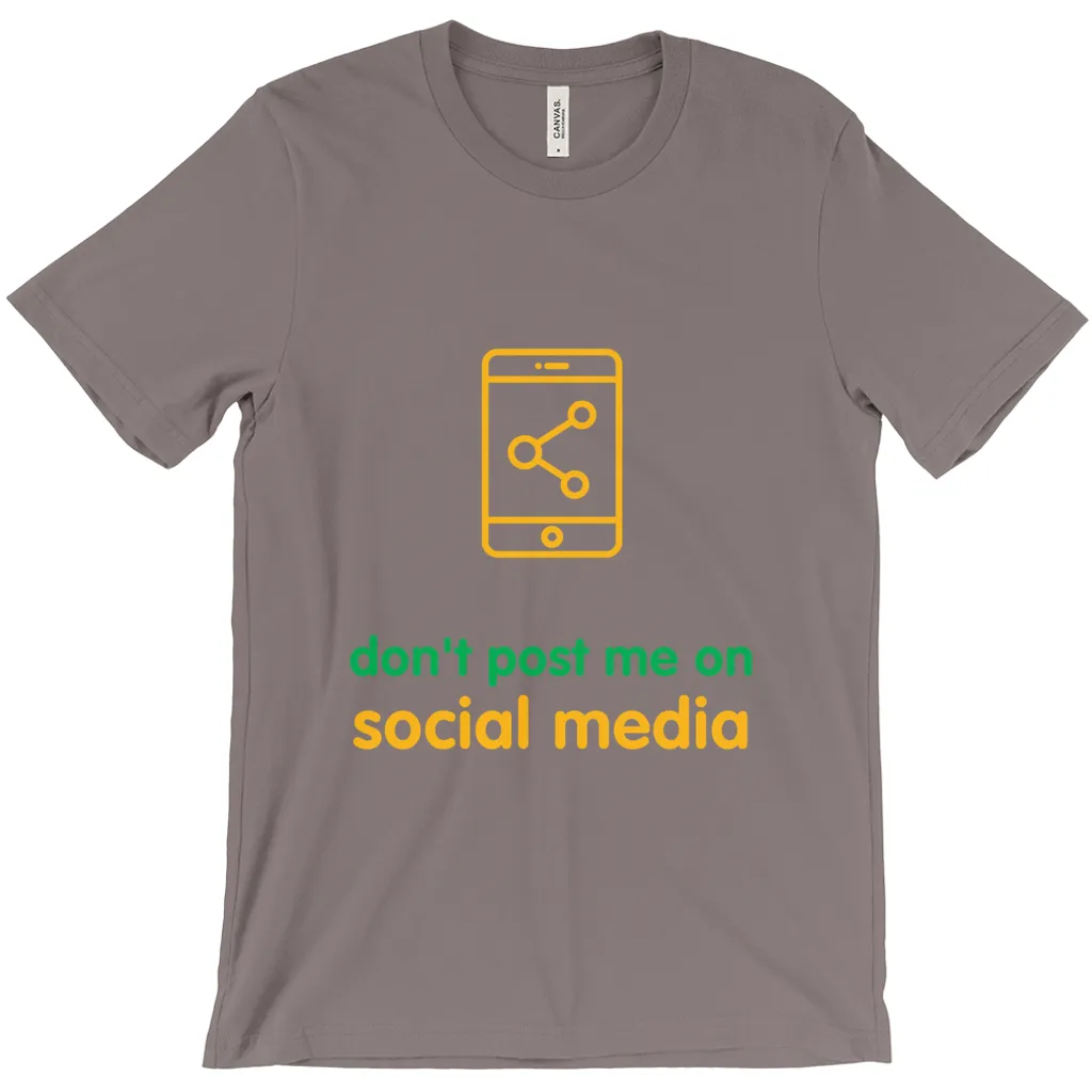 Don't Post Adult T-Shirts (English)