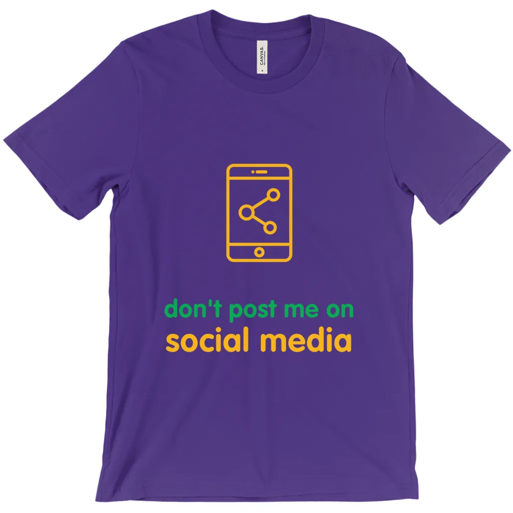 Don't Post Adult T-Shirts (English)