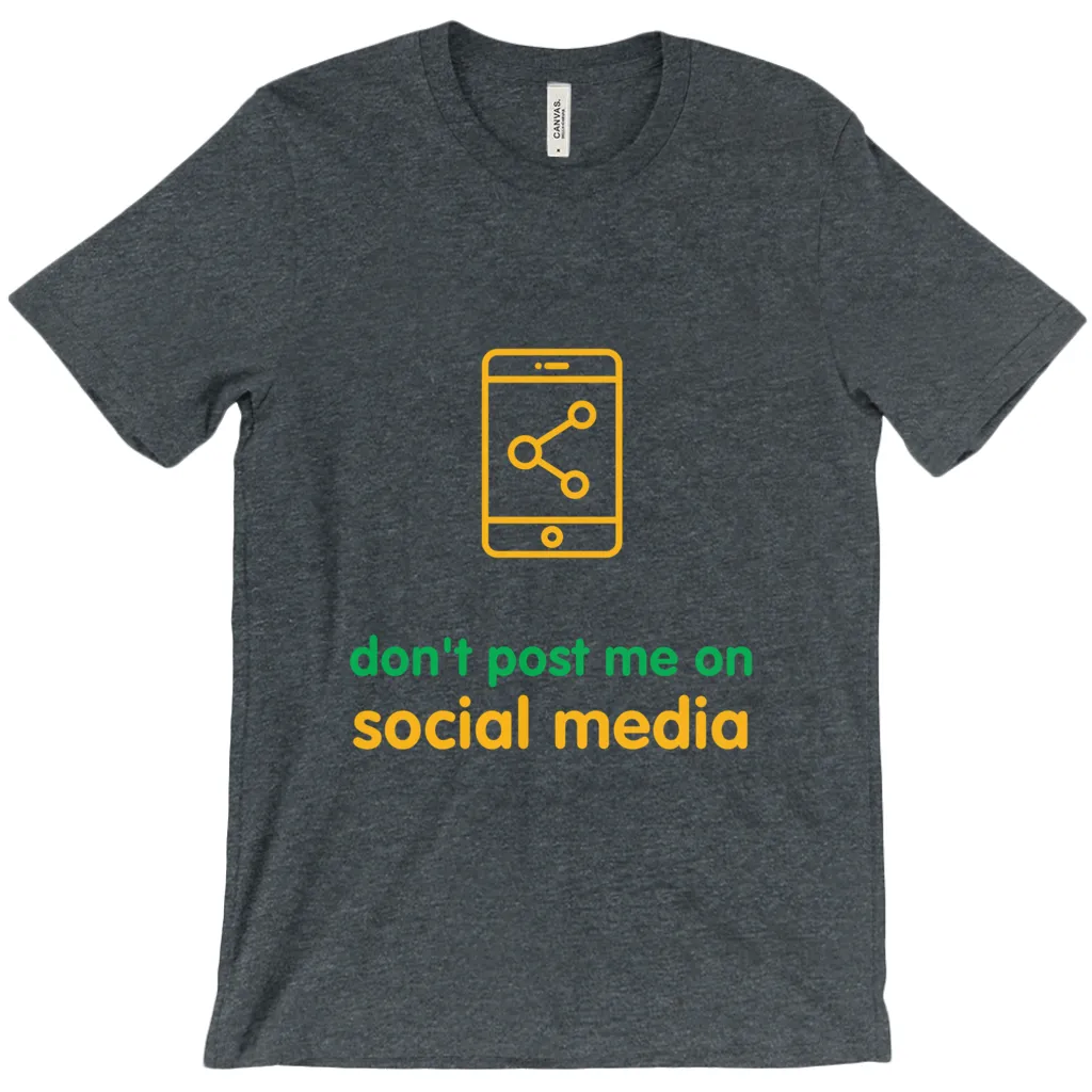 Don't Post Adult T-Shirts (English)