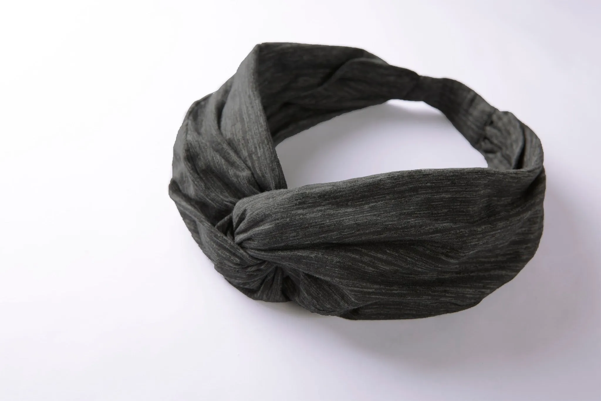 easyoga LA-VEDA Mori Retro Head Band - D51 Gray White Black Stripe