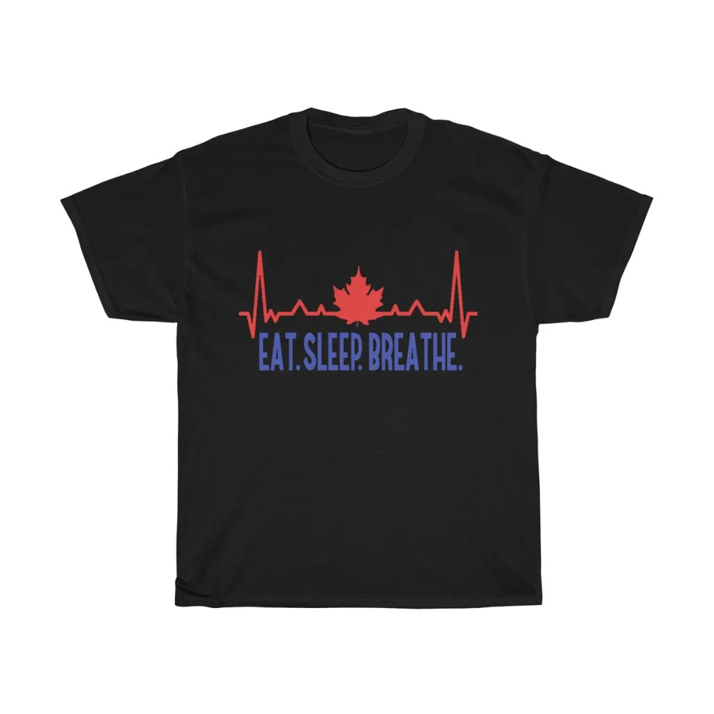 Eat Sleep Breathe Unisex Heavy Cotton Tee
