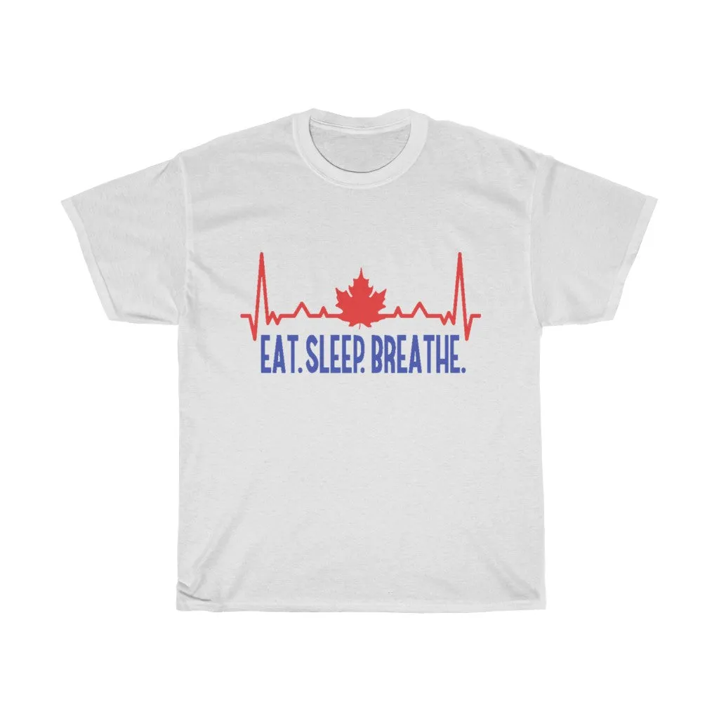 Eat Sleep Breathe Unisex Heavy Cotton Tee