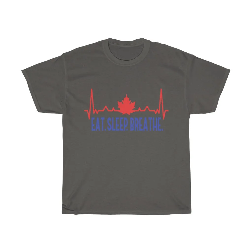 Eat Sleep Breathe Unisex Heavy Cotton Tee