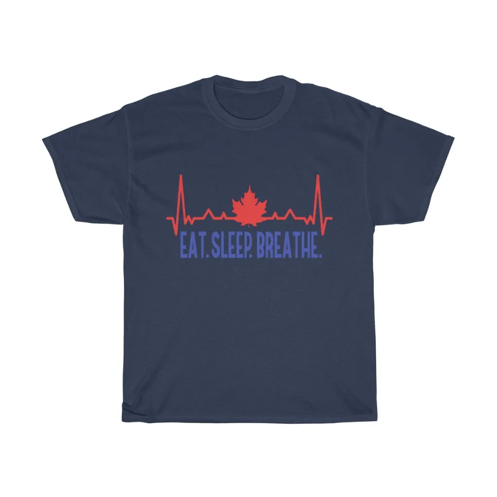 Eat Sleep Breathe Unisex Heavy Cotton Tee