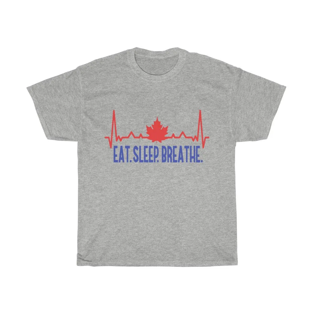 Eat Sleep Breathe Unisex Heavy Cotton Tee