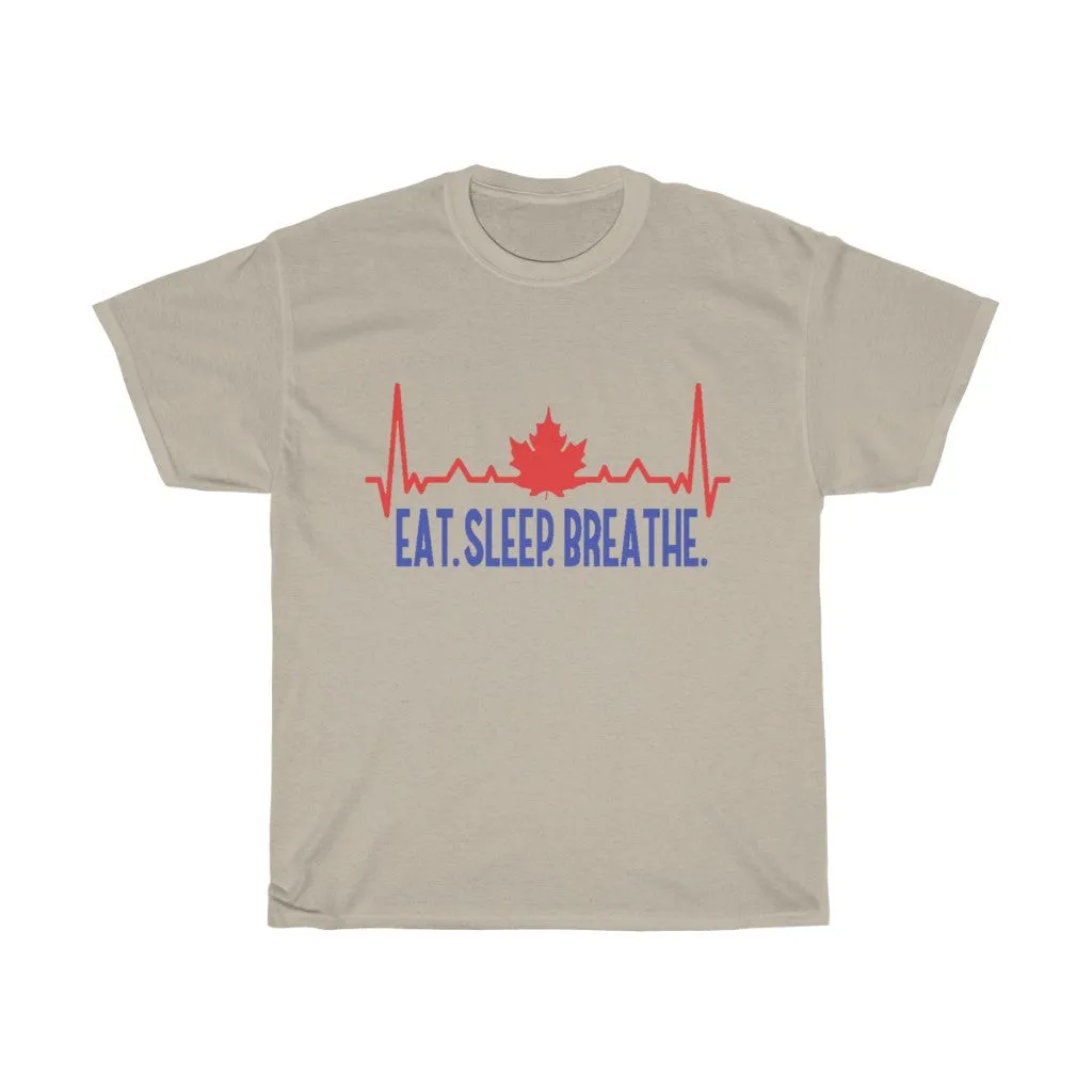 Eat Sleep Breathe Unisex Heavy Cotton Tee
