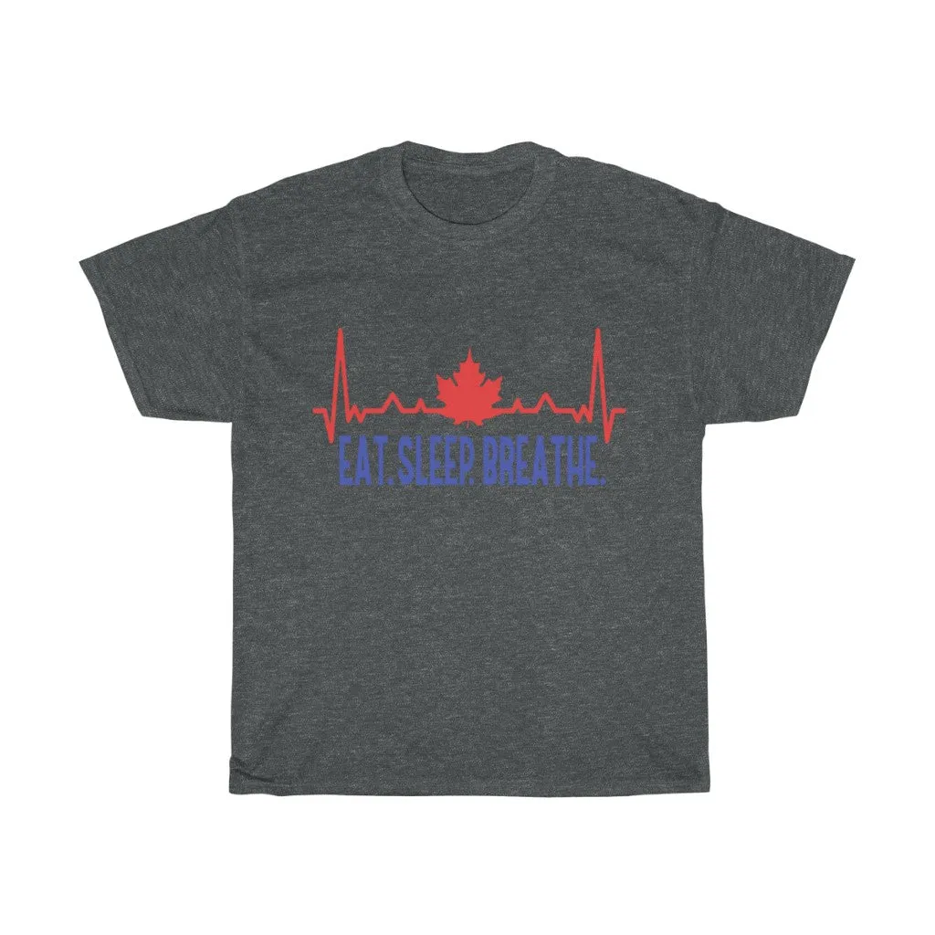 Eat Sleep Breathe Unisex Heavy Cotton Tee