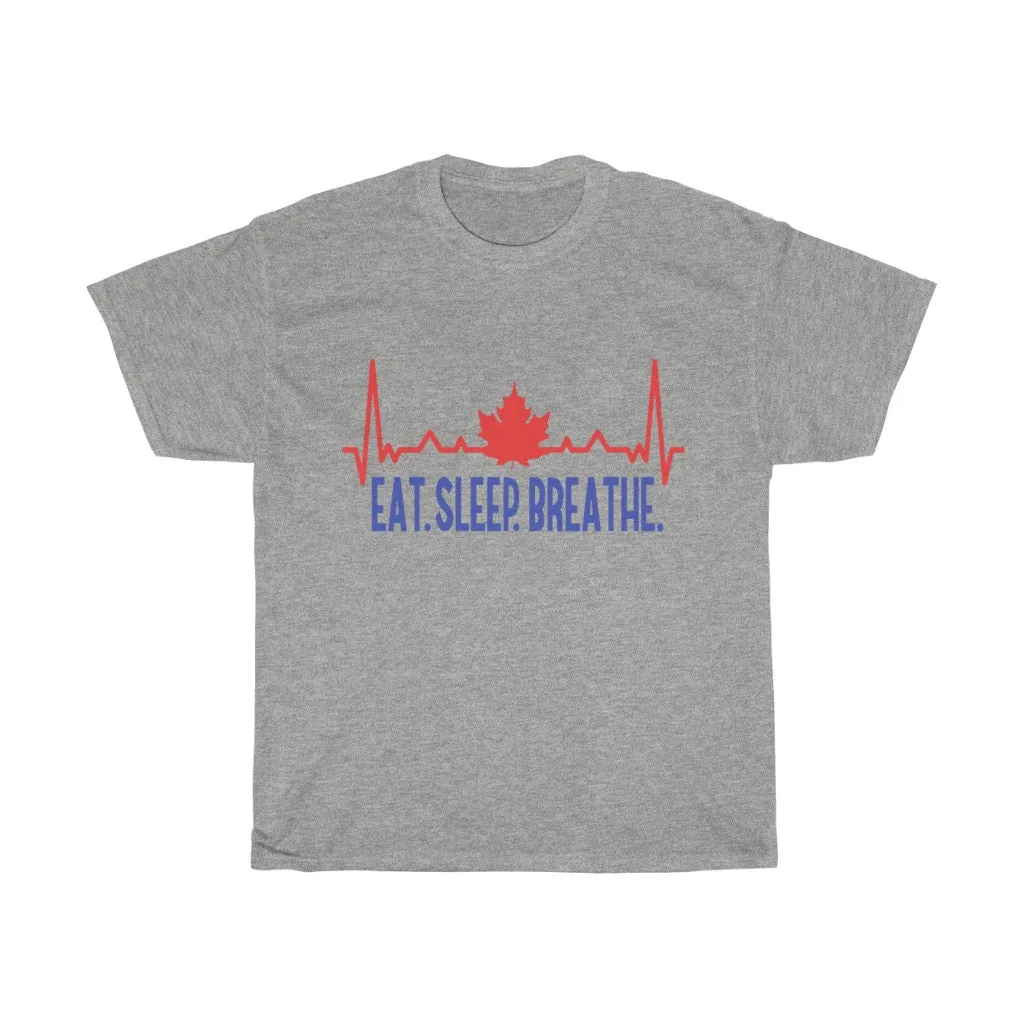 Eat Sleep Breathe Unisex Heavy Cotton Tee