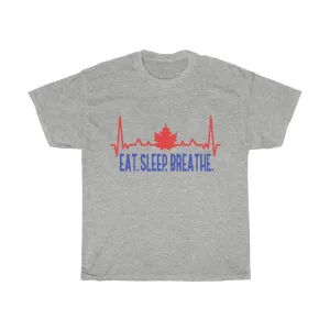 Eat Sleep Breathe Unisex Heavy Cotton Tee