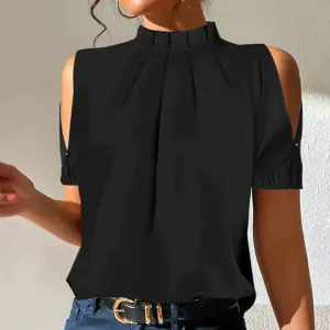 Elegant off-the-shoulder women's top: chic and comfortable