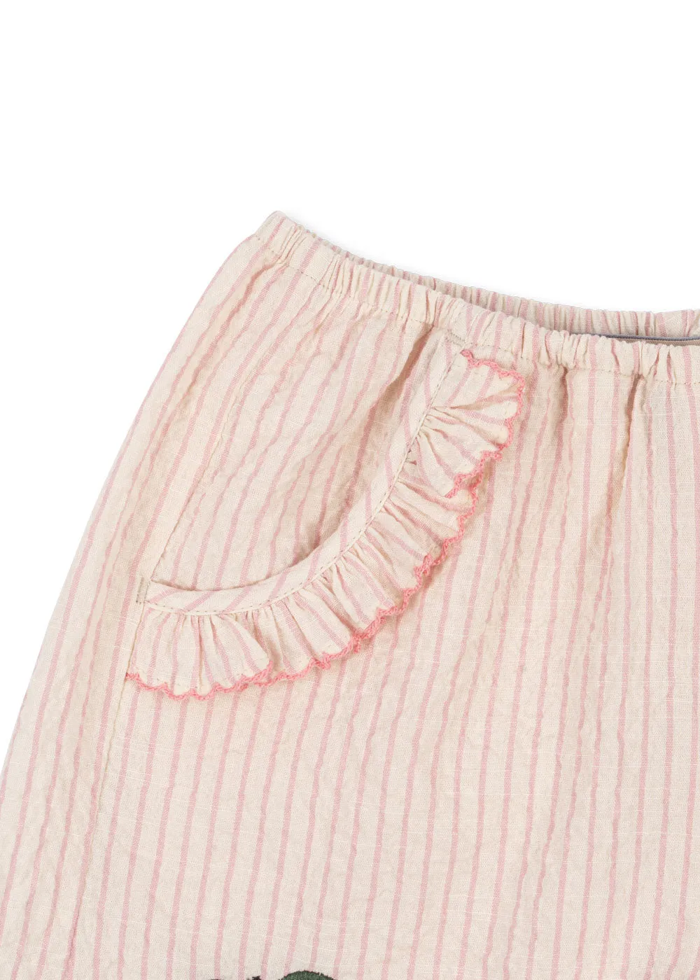 Ellie Shorts Peony Stripe