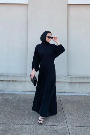 Elmas Maxi Dress - Coal