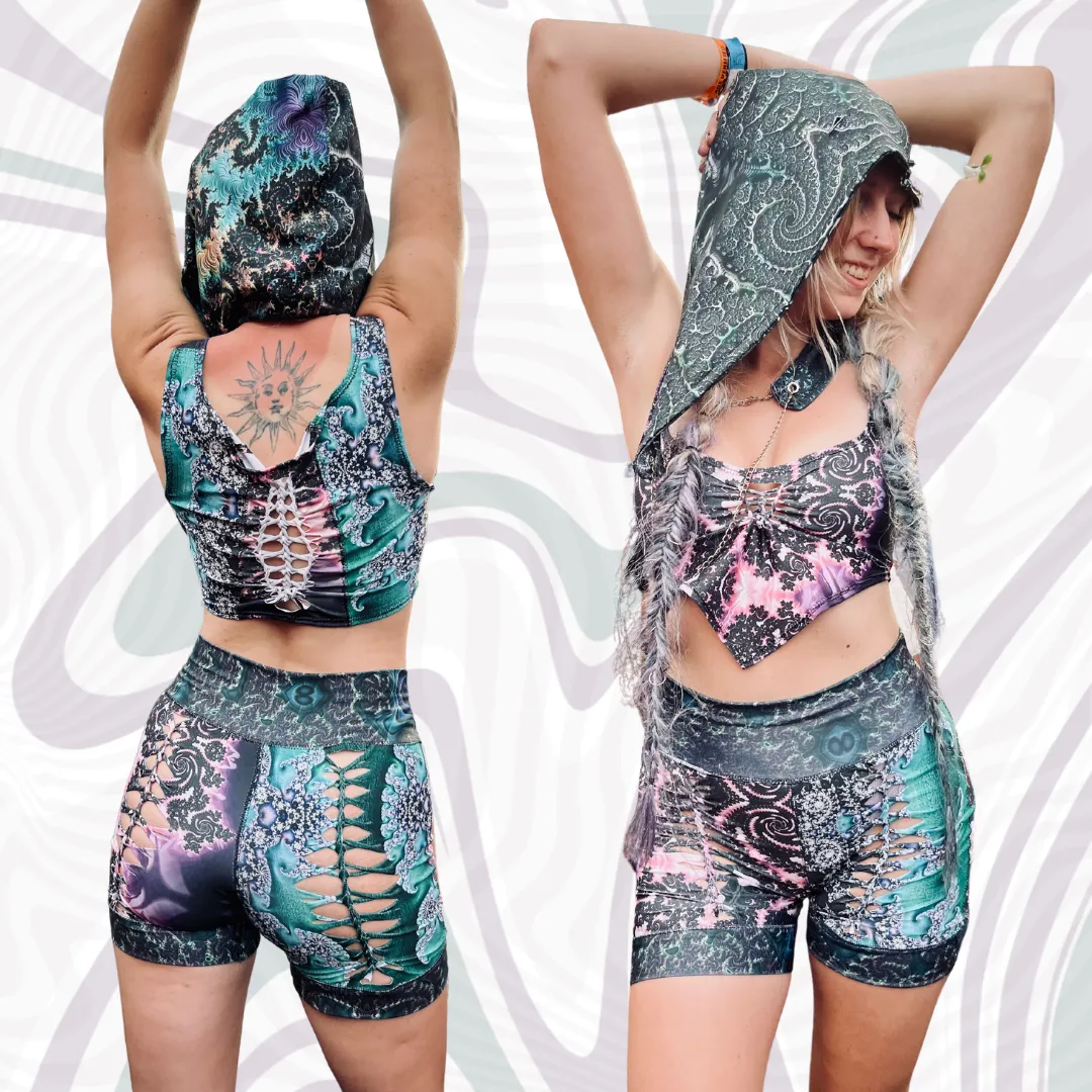 Euphoria Weaved Biker Shorts