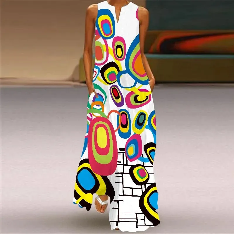 Evie - Rug with retro print.