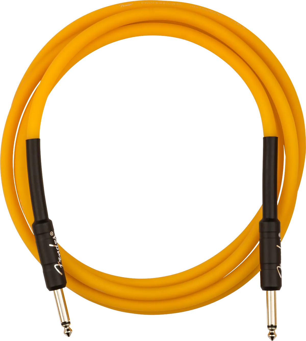 Fender Professional Glow in the Dark Cable, Orange, 10'