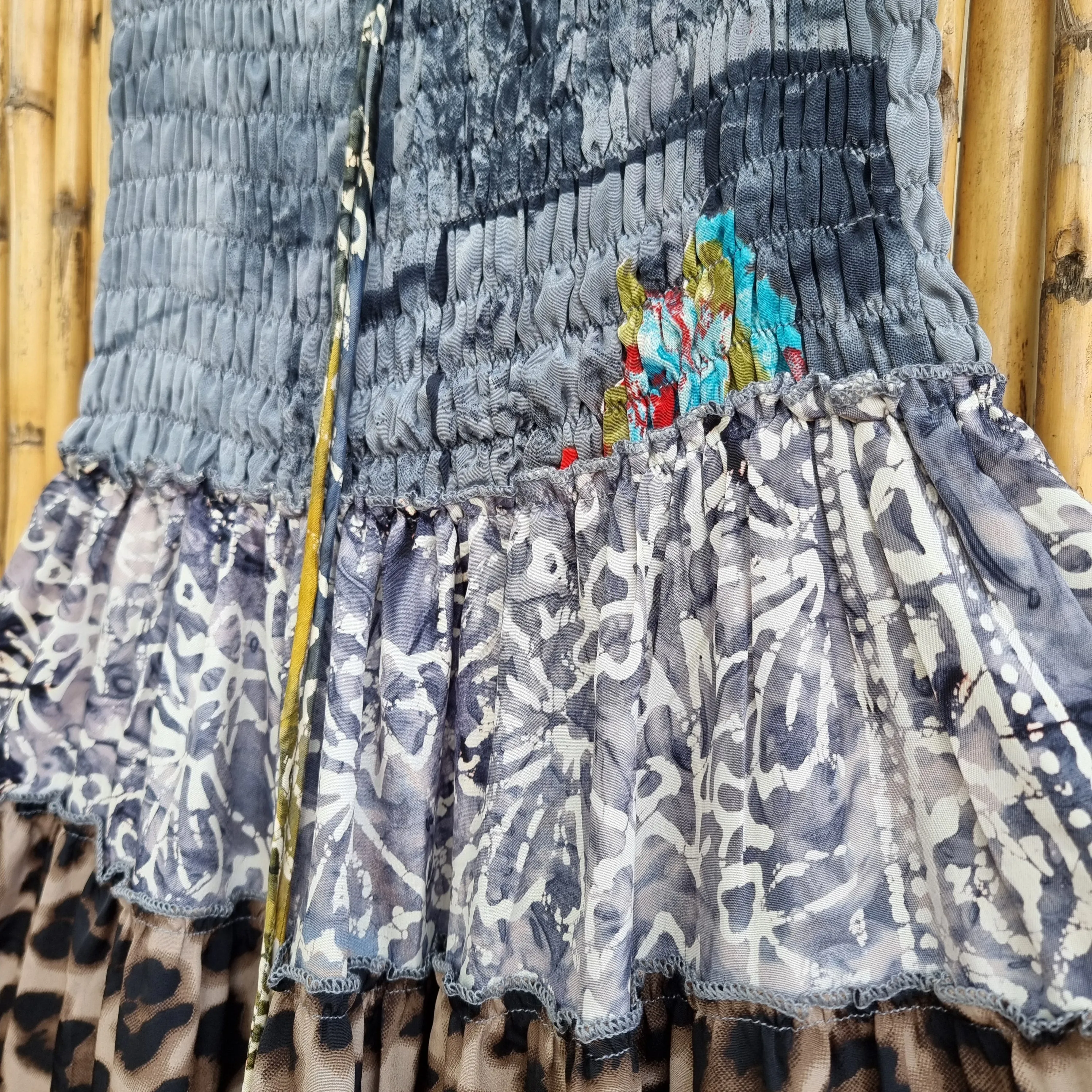 Feral Bloom Silk Skirt / Dress