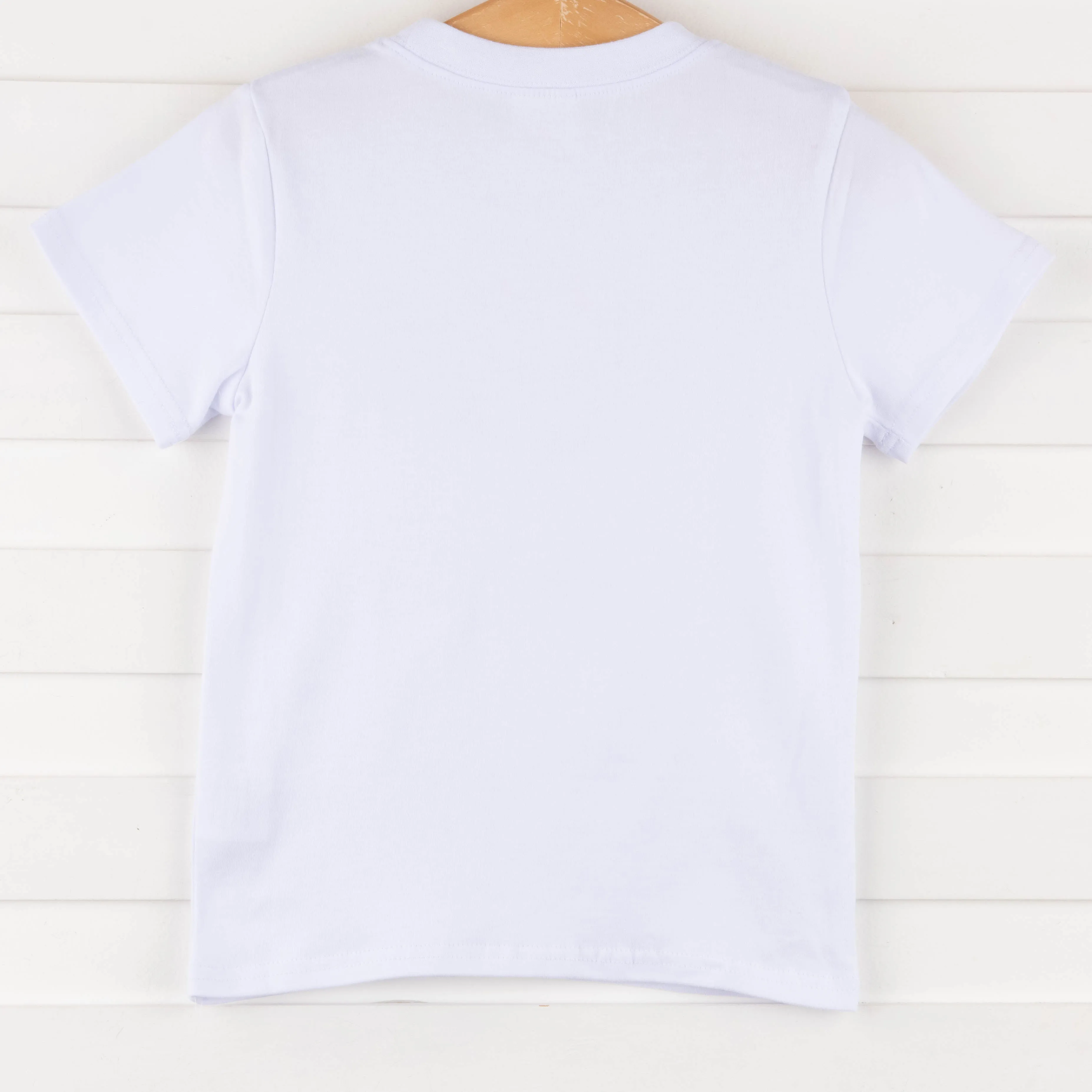 Fin-tastic Friend Applique Shirt, White