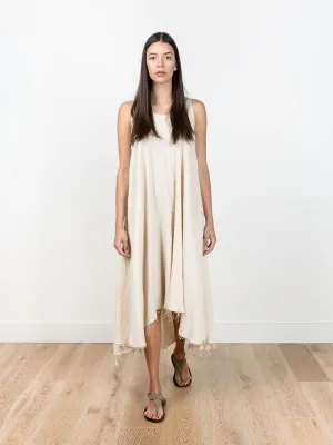 floral dress - beige