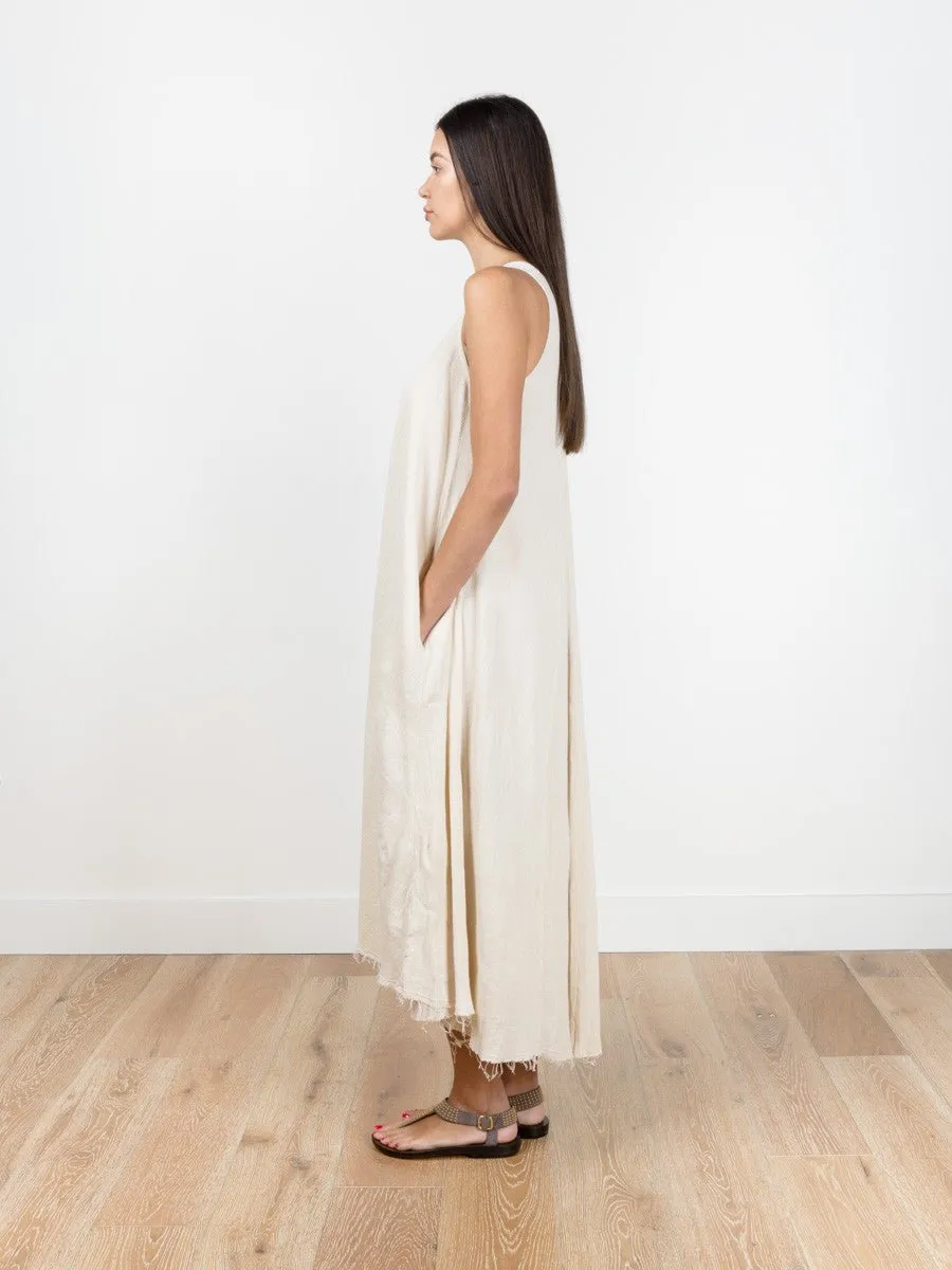 floral dress - beige