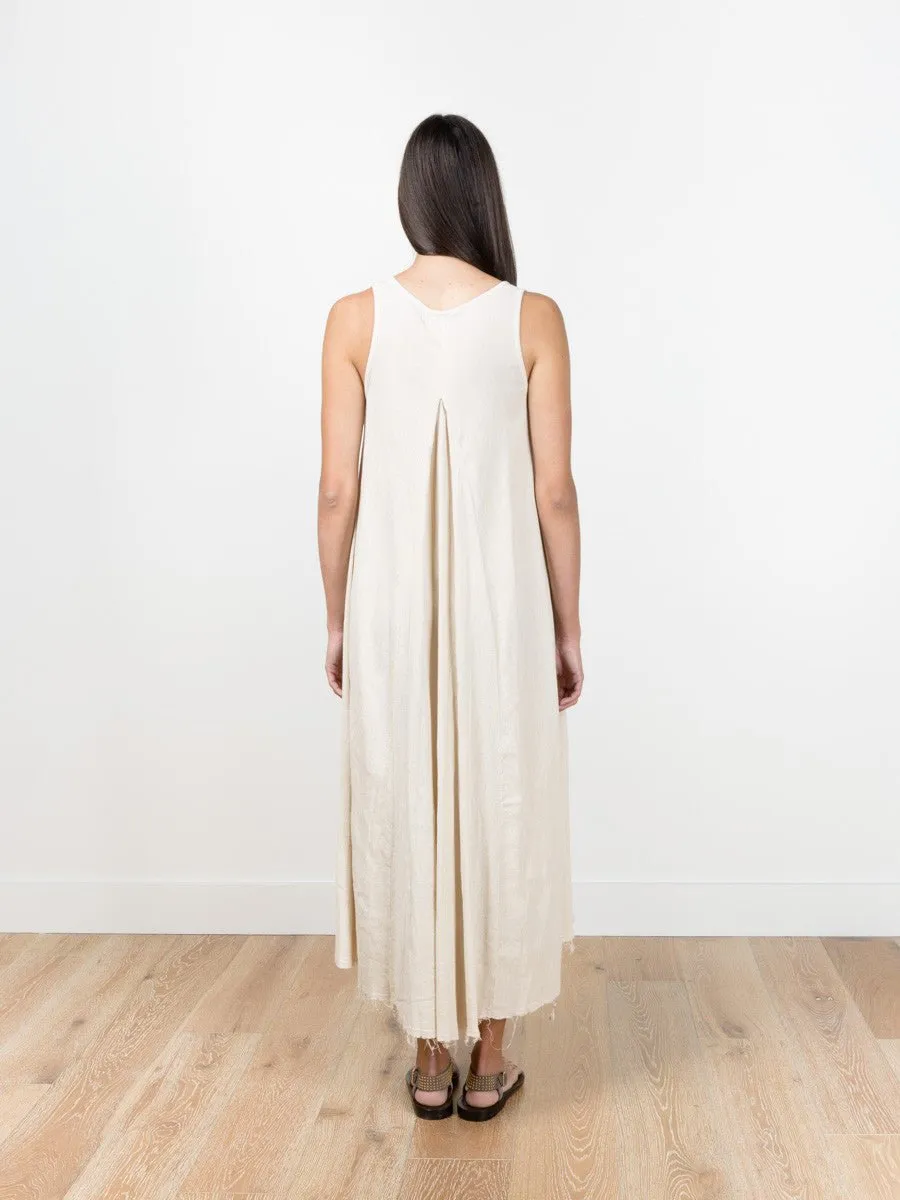 floral dress - beige