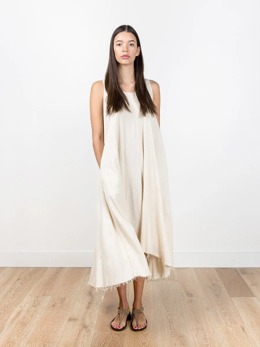 floral dress - beige