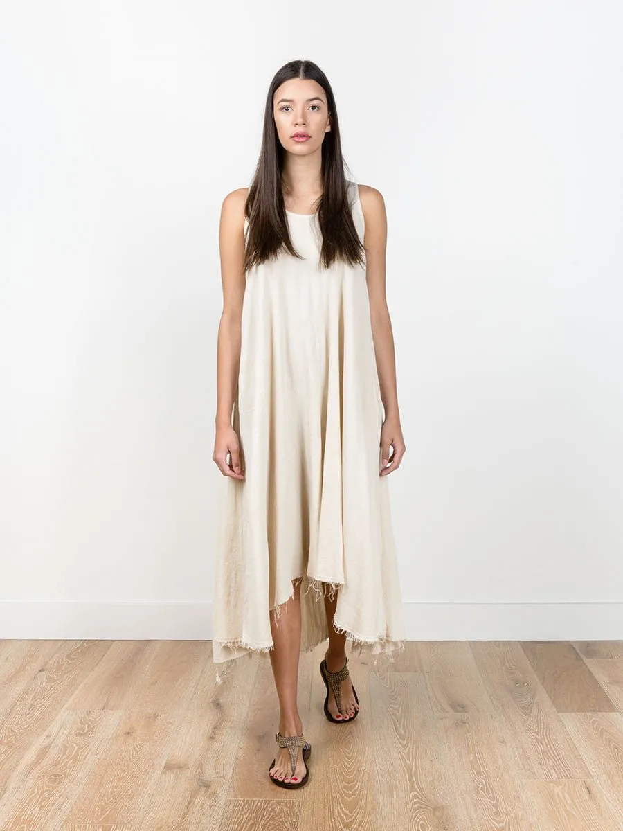 floral dress - beige