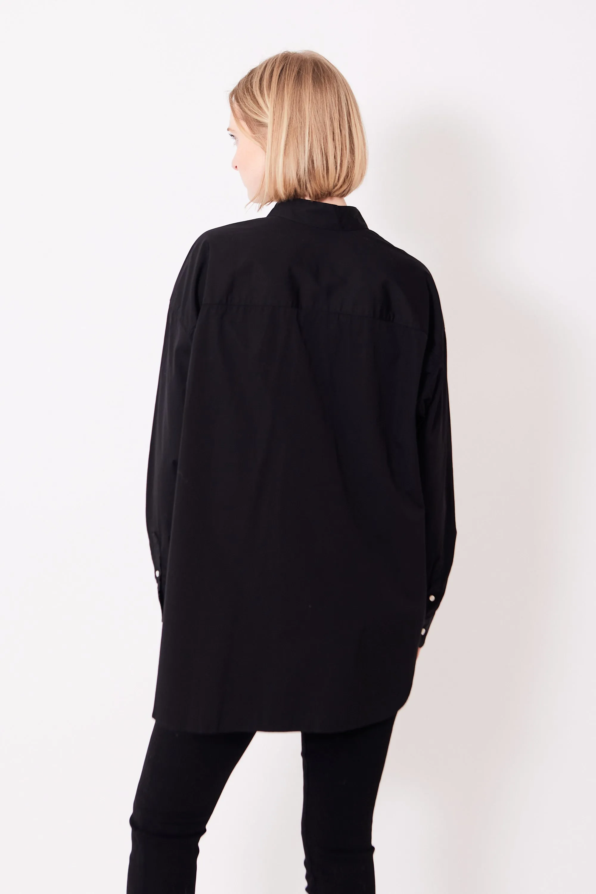 Frank & Eileen Victoria Collarless Button Down Shirt