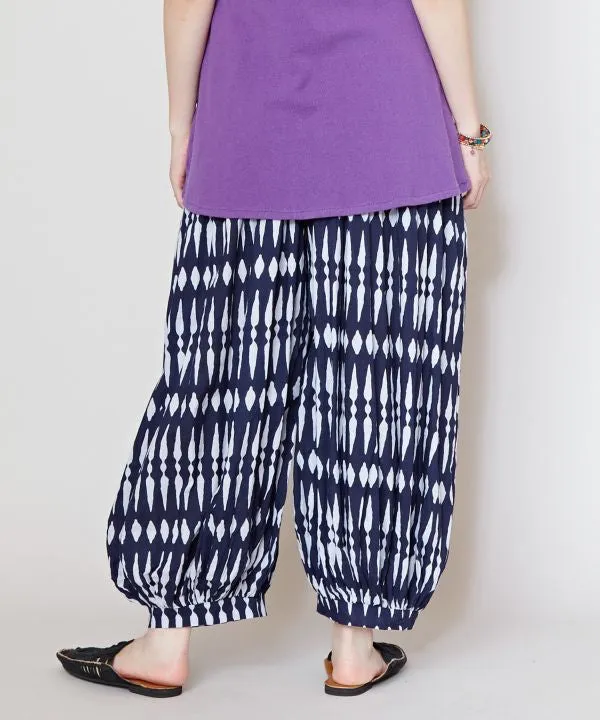 Geometric Patterned Balloon Pants