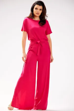 Grecian Tiered High-Waist Trousers