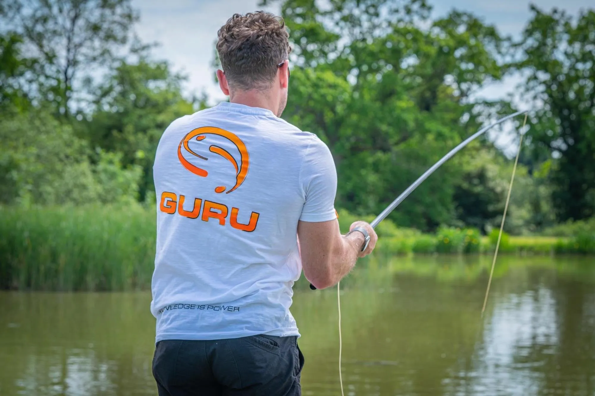 Guru Semi Logo White Tee Shirts