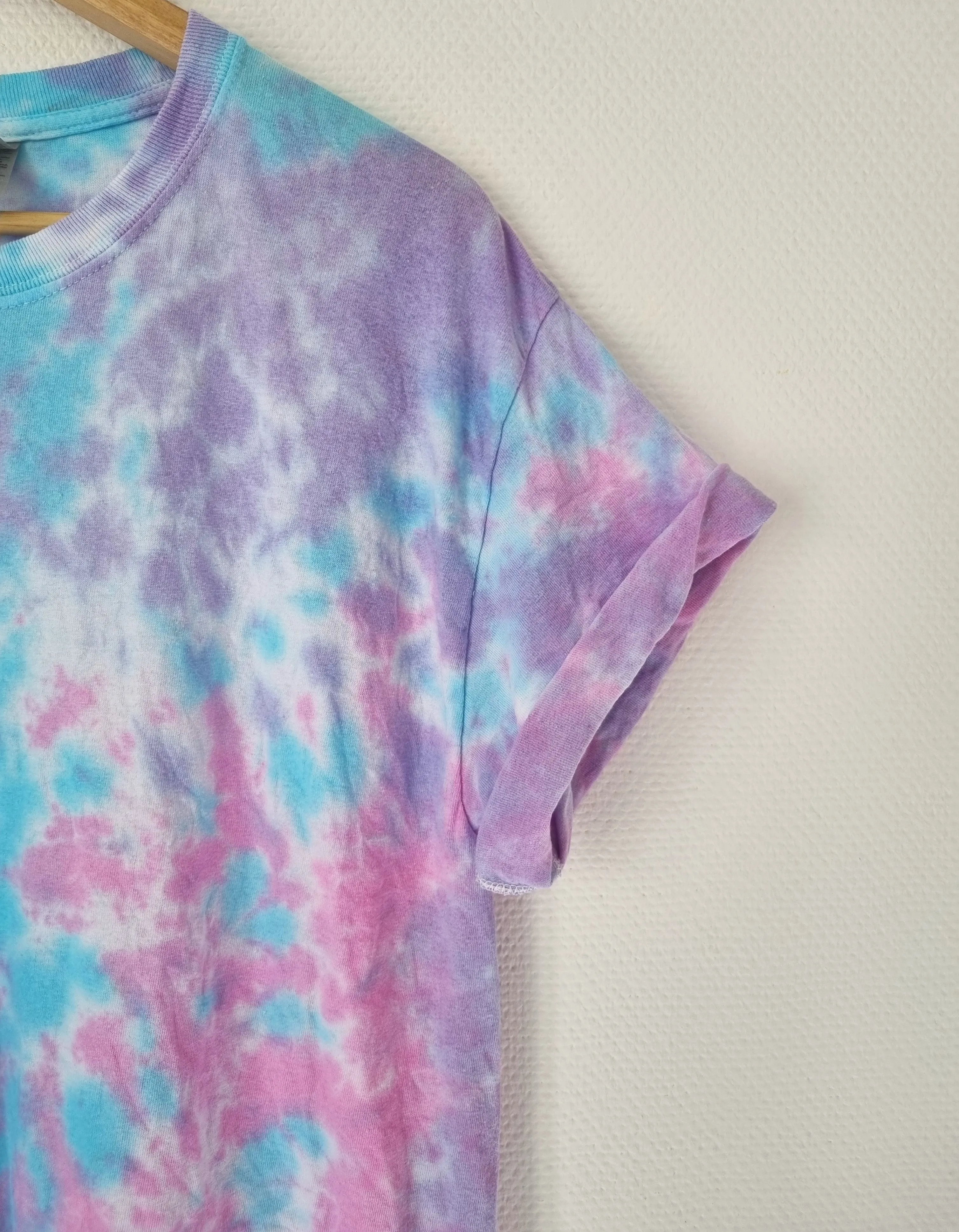 Hand Designed Pastel Galaxy Tie-Dye Shirt